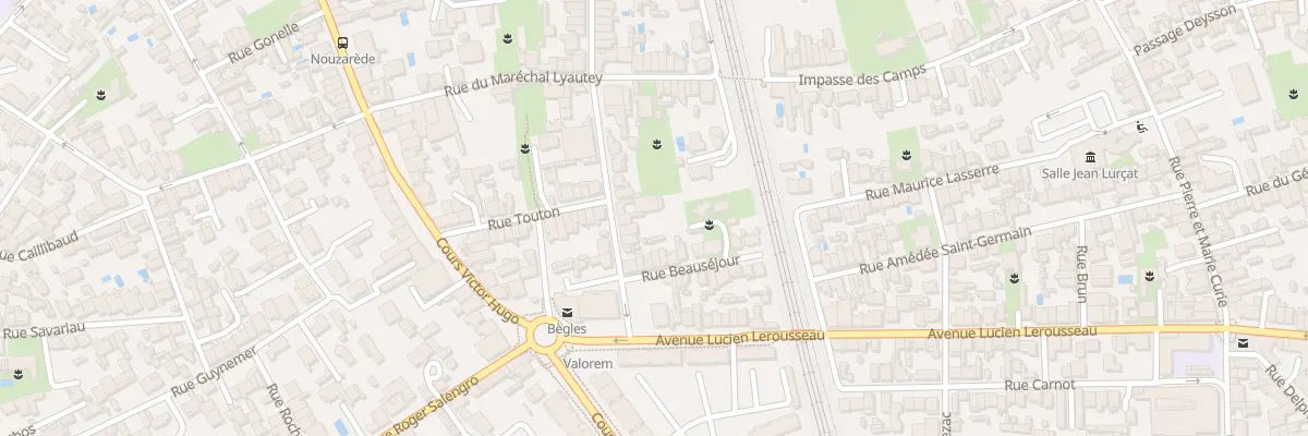 Plan du 82 Rue François Douaud à Bègles