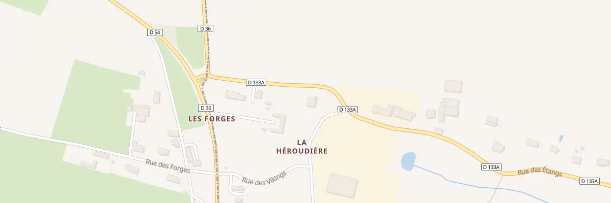 Plan du 1453 Rue des Étangs à La Villette