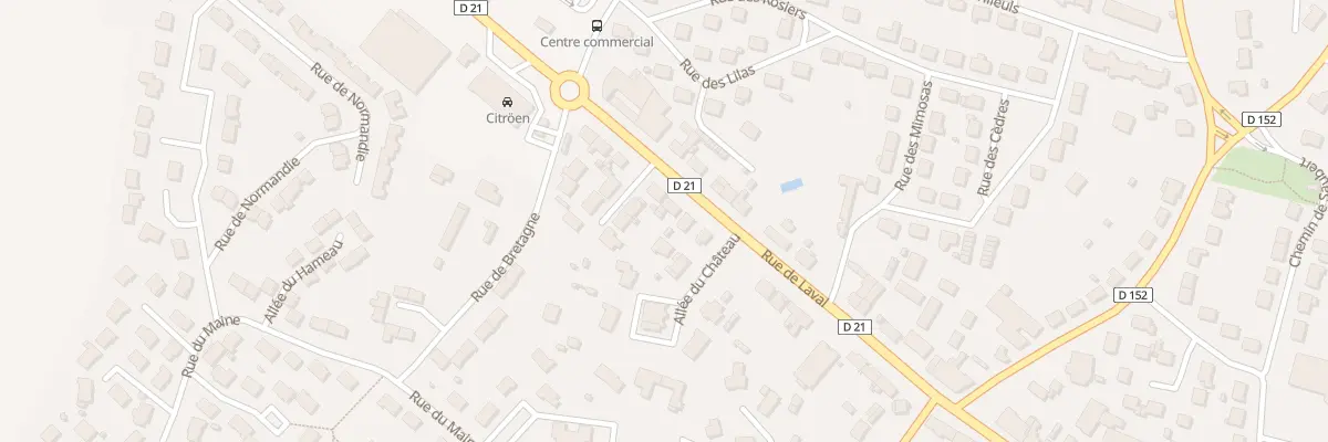 Plan du 71 Rue de Laval à Meslay-du-Maine