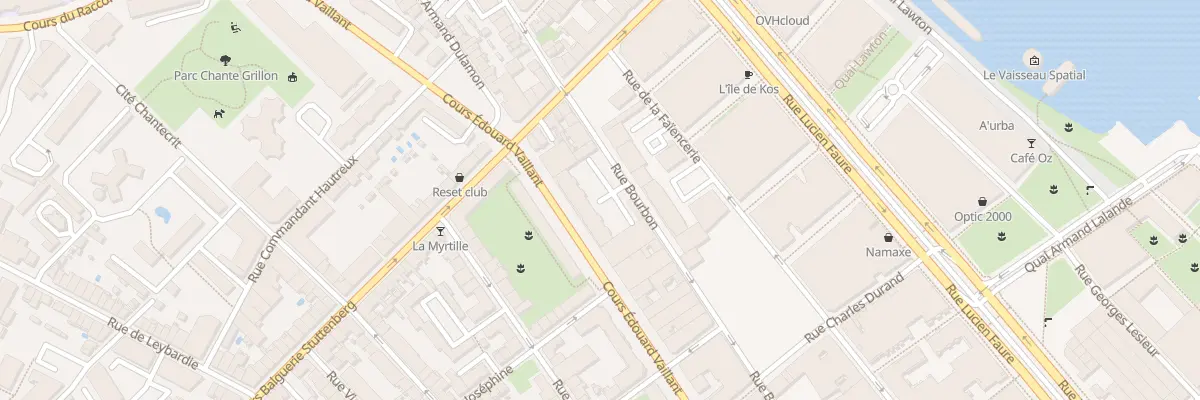 Plan du 96 Rue Bourbon à Bordeaux