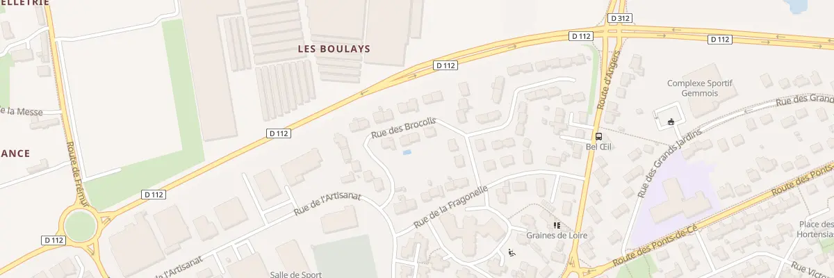 Plan du 7 Rue des Brocolis à Sainte-Gemmes-sur-Loire