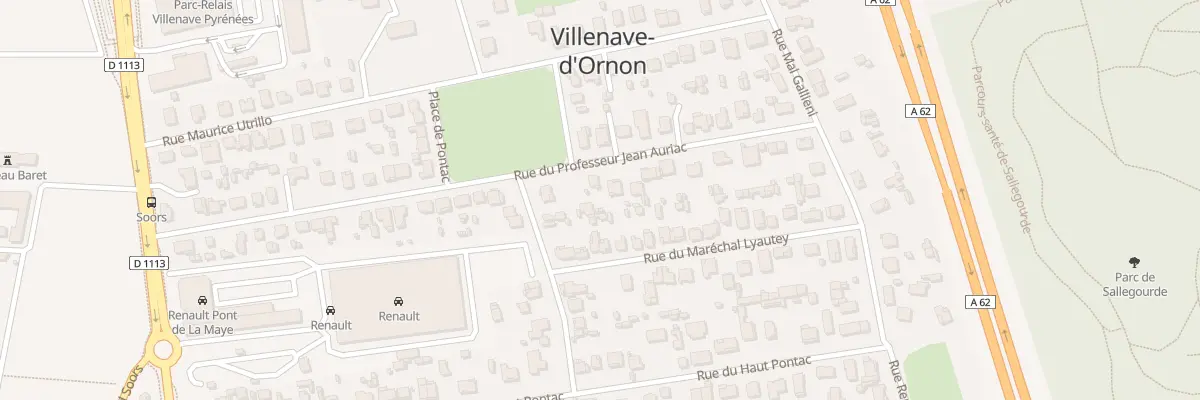 Plan du 33 Av du Prof Auriac à Villenave-d’Ornon