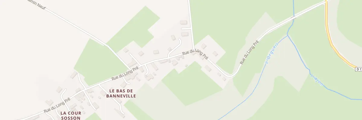Plan du 774 Rue du Long Pré à Malherbe-sur-Ajon