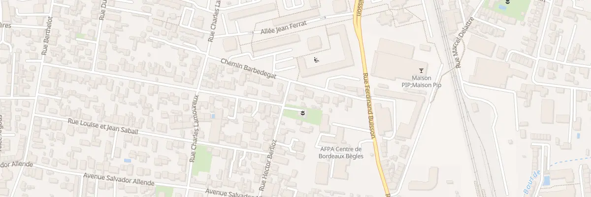 Plan du 6 Rue Hector Berlioz à Bègles
