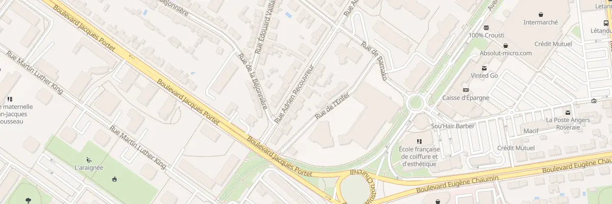 Plan du 85 Rue Adrien Recouvreur à Angers