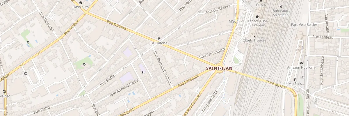 Plan du 57 Rue Furtado à Bordeaux
