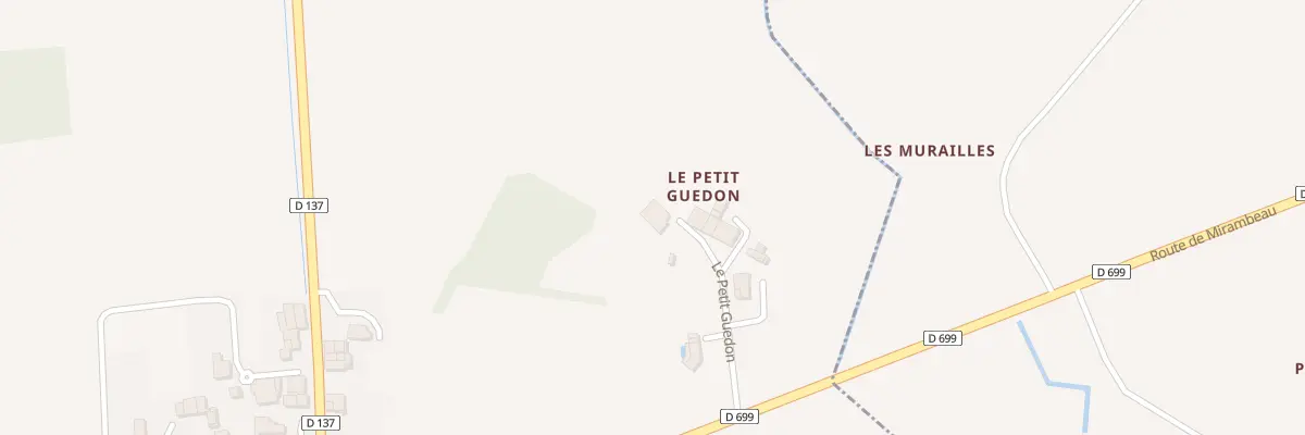 Plan du 3 Le Petit Guedon à Saint-Dizant-du-Bois
