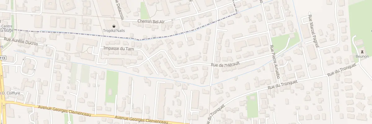 Plan du 25 Rue de l’Hérault à Villenave-d’Ornon