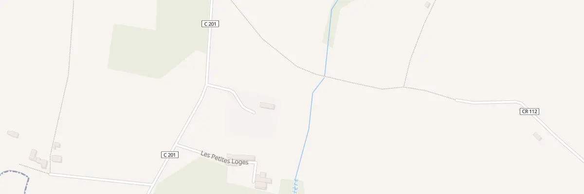 Plan du 608 Rue des Loges à Champsecret