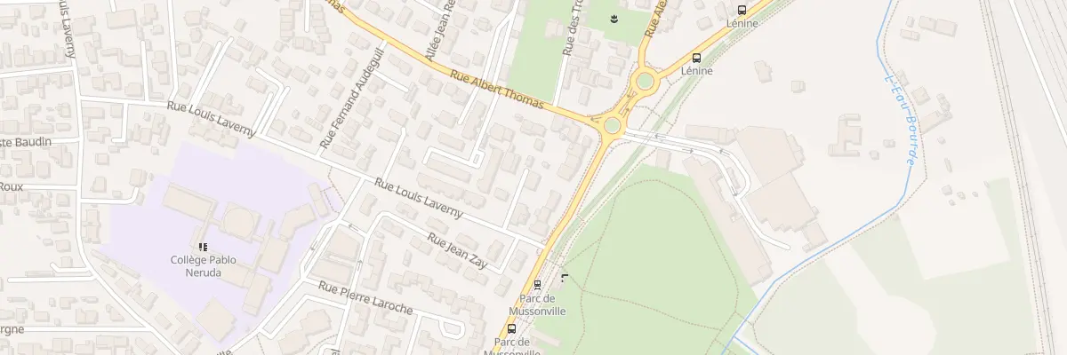 Plan du 5 Rue Louis Laverny à Bègles
