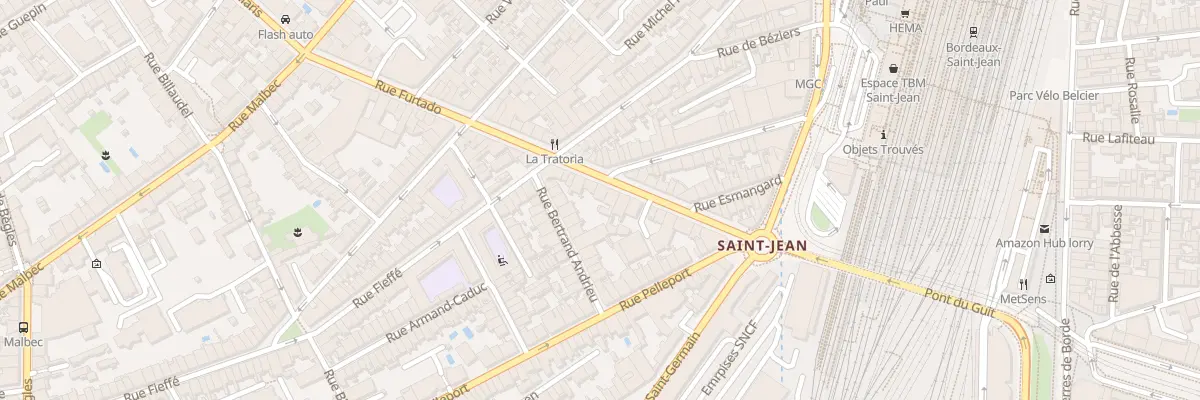 Plan du 55 Rue Furtado à Bordeaux