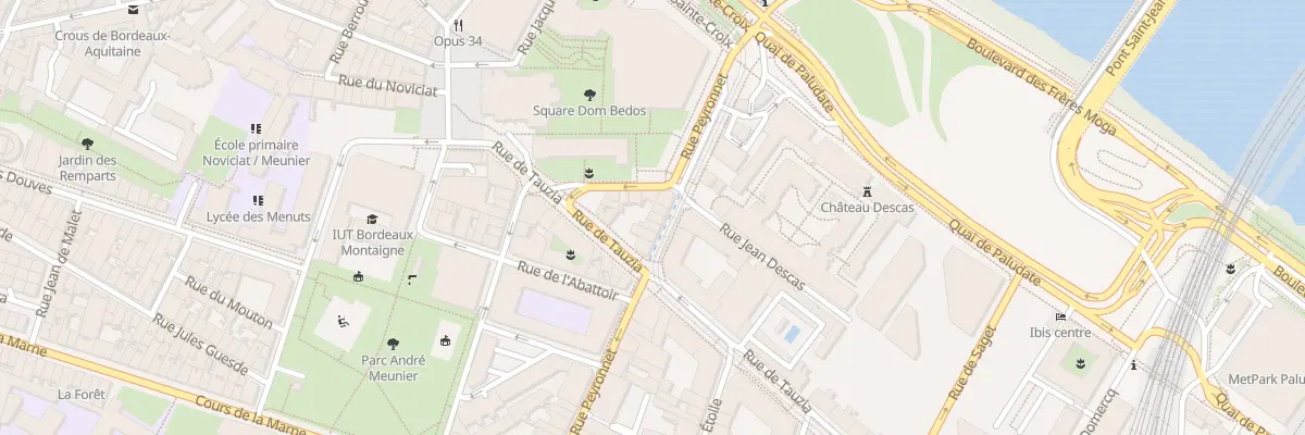 Plan du 31 Rue Peyronnet à Bordeaux