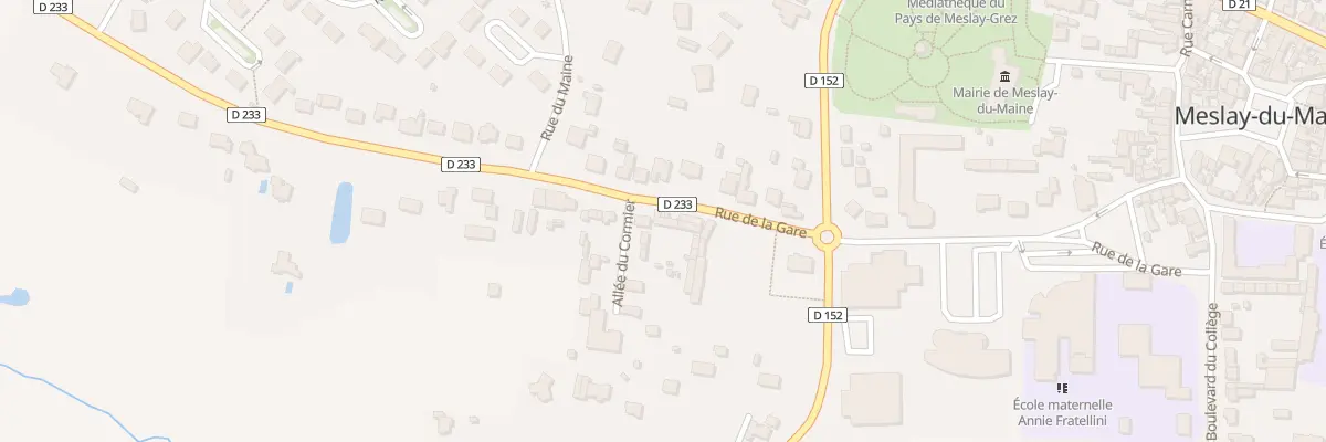 Plan du 31 Rue de la Gare à Meslay-du-Maine