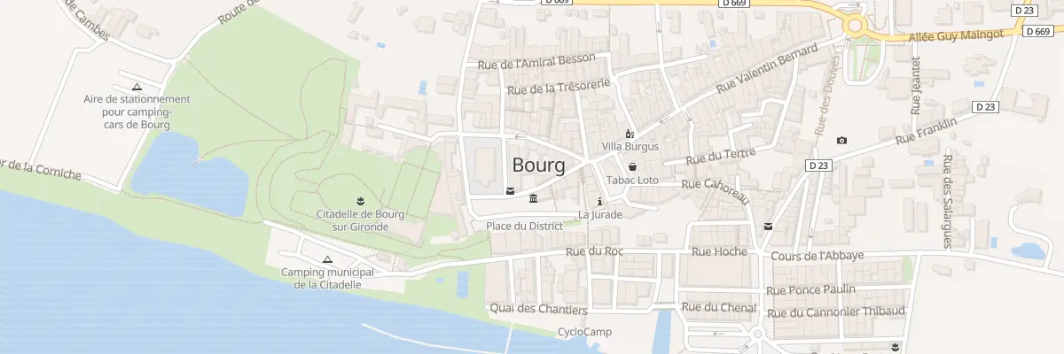Plan du 9003 Rue du Château Vieux à Bourg