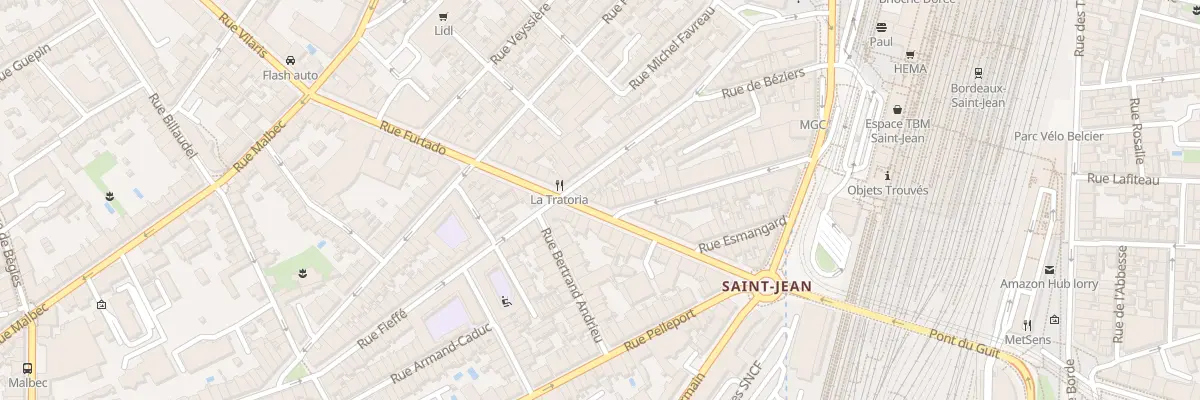 Plan du 56 Rue Furtado à Bordeaux