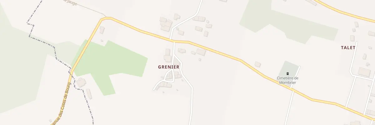 Plan du 186 Grenier à Mombrier