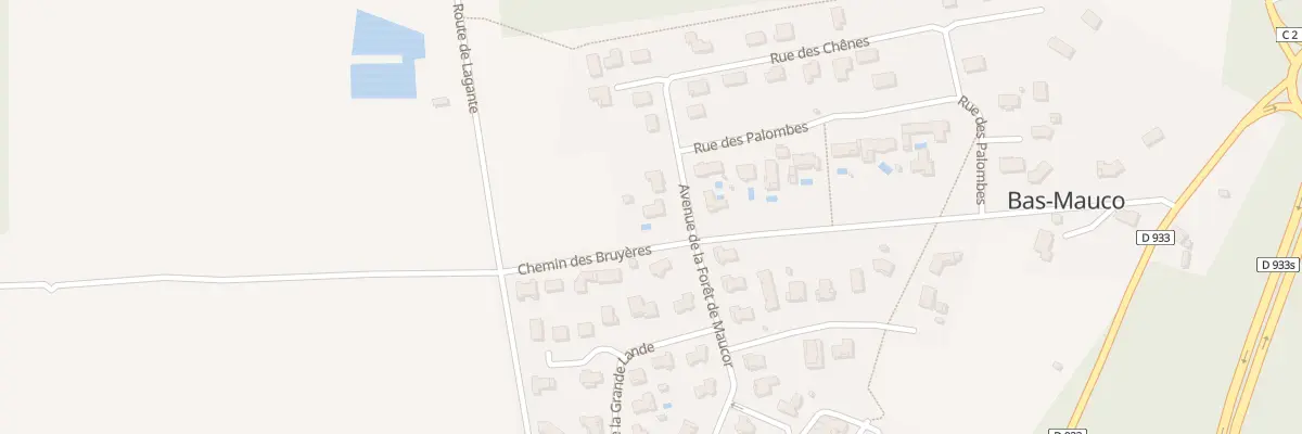 Plan du 507 Av de la Forêt de Maucor à Bas-Mauco