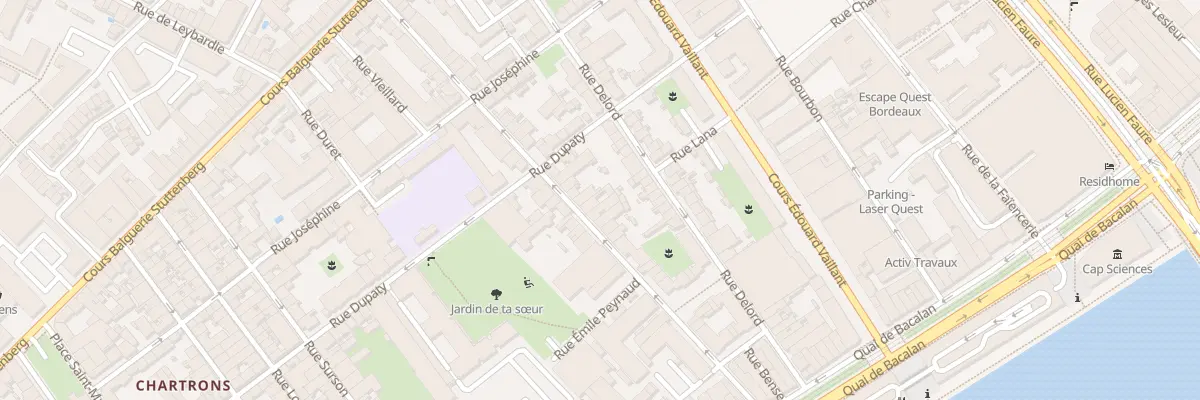 Plan du 51 Rue Chantecrit à Bordeaux