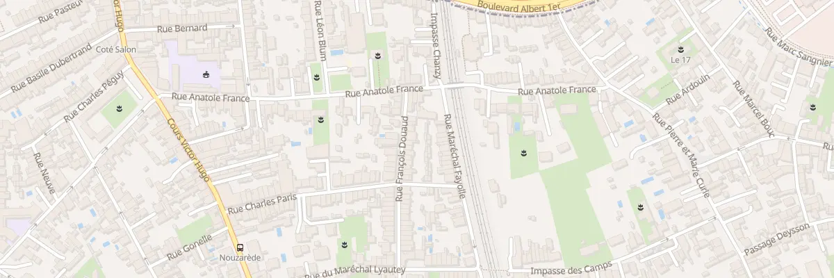Plan du 18 Rue François Douaud à Bègles