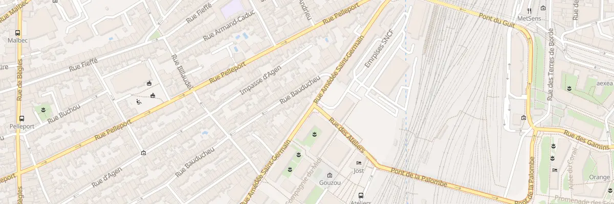 Plan du 64 Rue Amédée Saint-Germain à Bordeaux