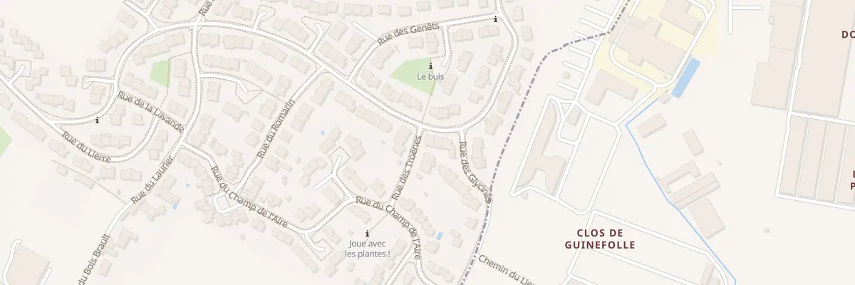 Plan du 52 Rue du Chèvrefeuille à Angers