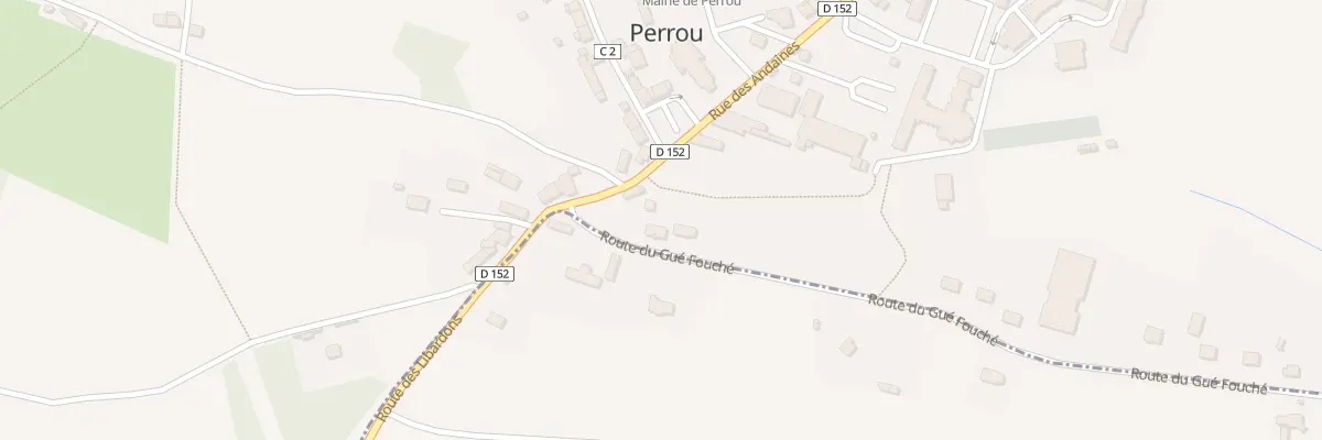 Plan du 1 Rte du Gué Fouché à Perrou