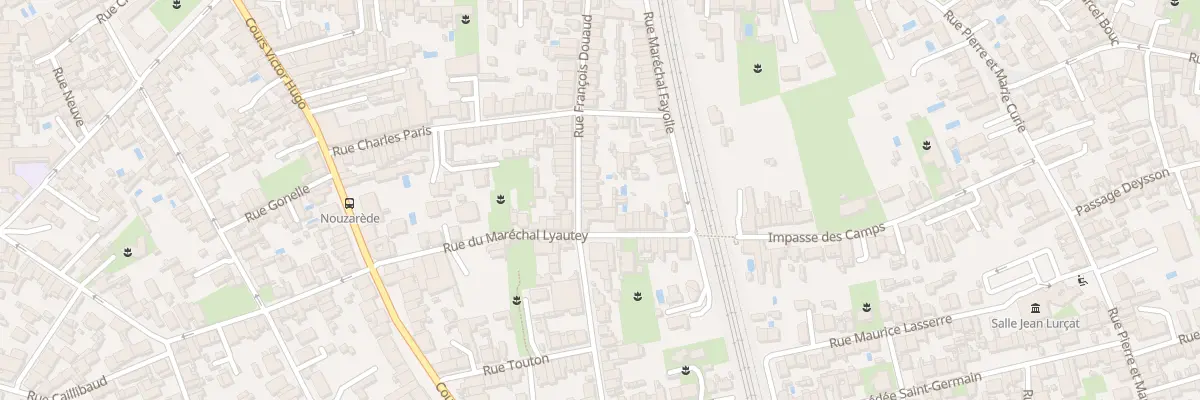 Plan du 56 Rue François Douaud à Bègles