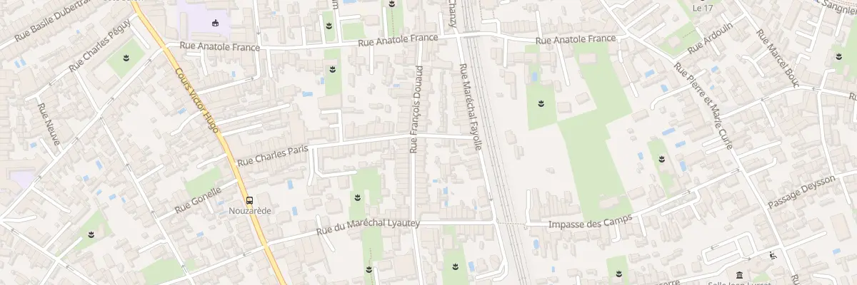 Plan du 36 Rue François Douaud à Bègles
