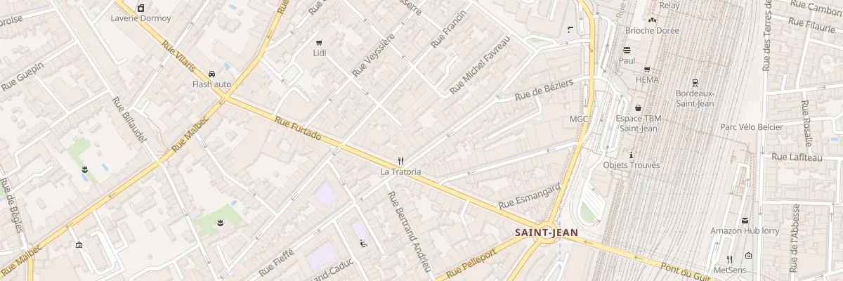 Plan du 37 Rue Fieffe à Bordeaux