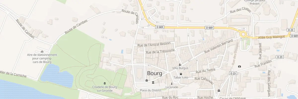 Plan du 7 Rue de l’Amiral Besson à Bourg