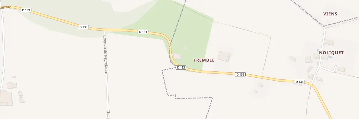 Plan du 3 Tremble à Samonac