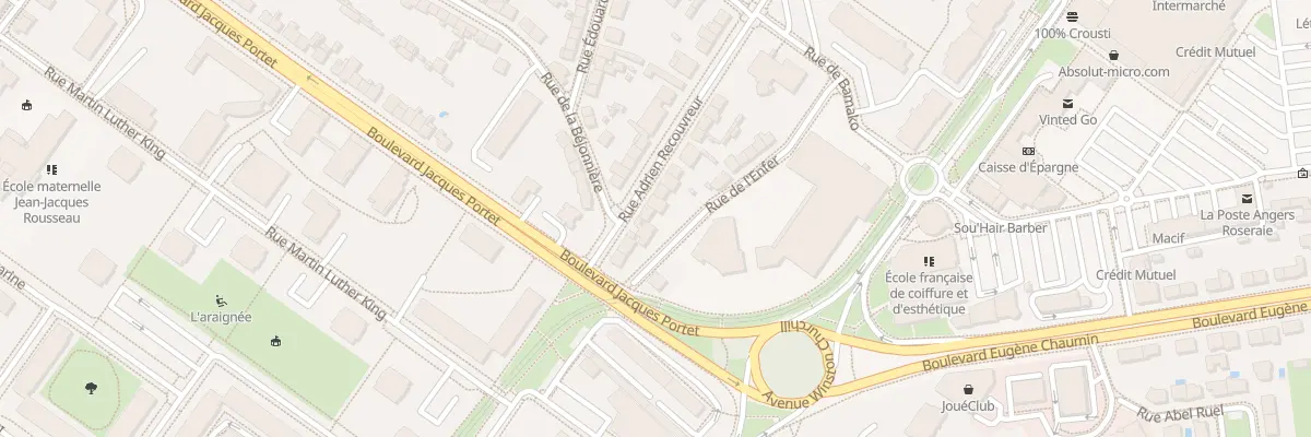 Plan du 95 Rue Adrien Recouvreur à Angers