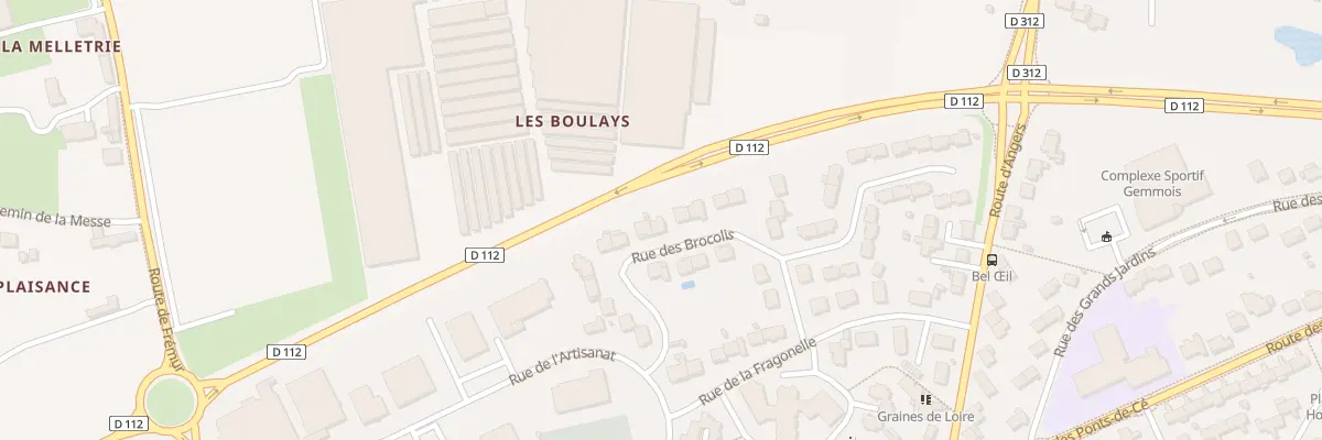 Plan du 18 Rue des Brocolis à Sainte-Gemmes-sur-Loire