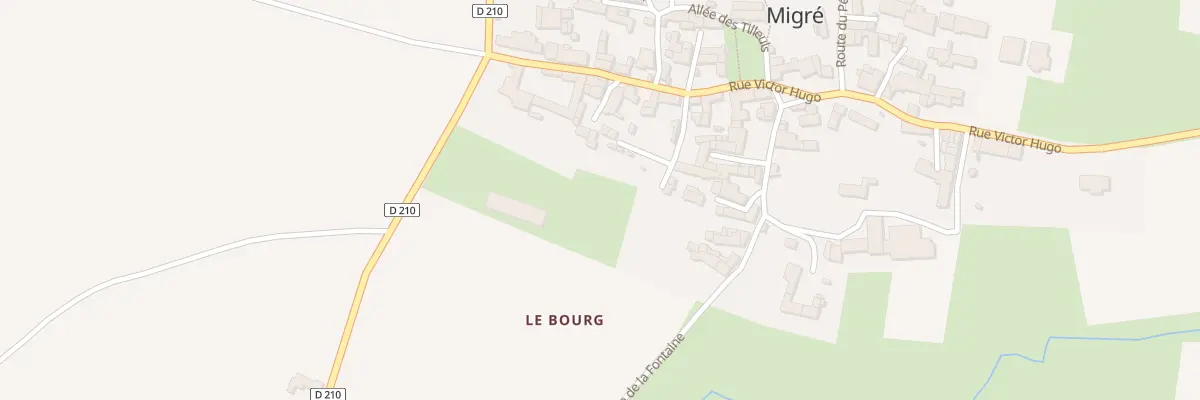 Plan du 8 Imp des Pervenches à Migré