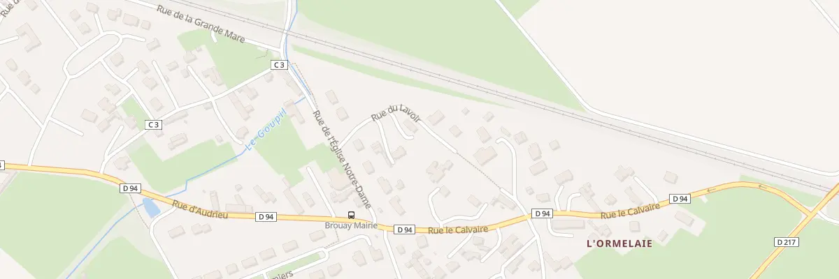 Plan du 5081 Le Bourg Brouay à Thue et Mue