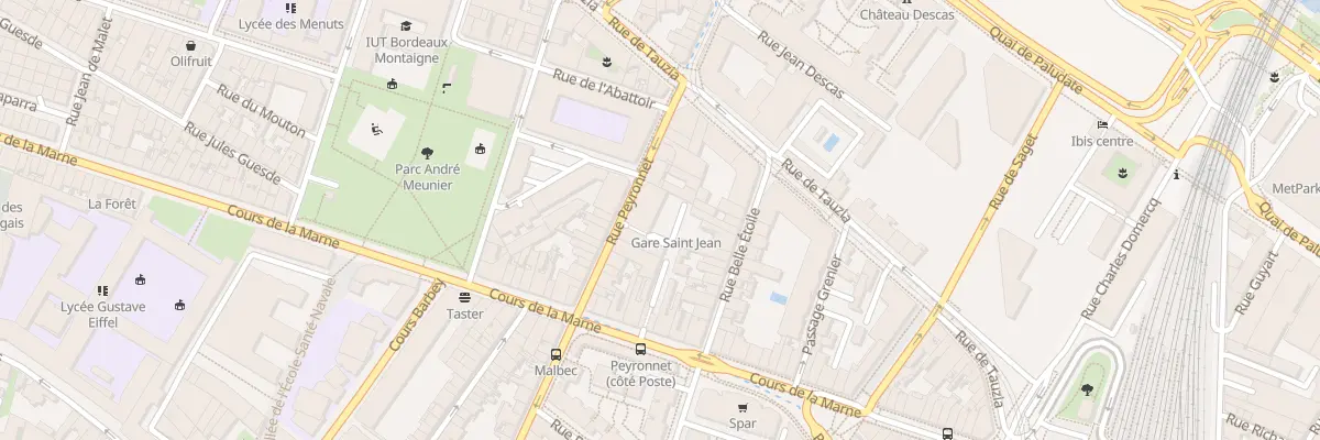 Plan du 42 Rue Peyronnet à Bordeaux