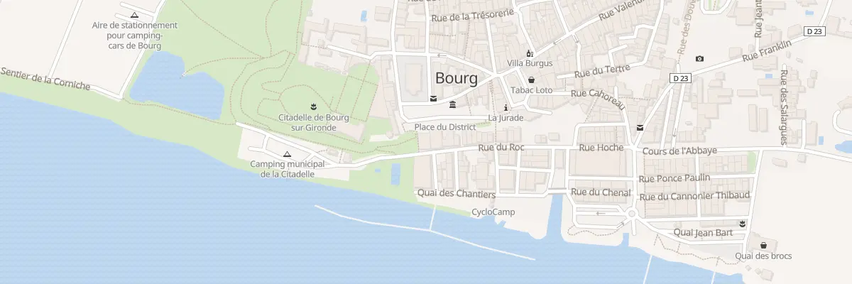 Plan du 9001 Rue du Roc à Bourg