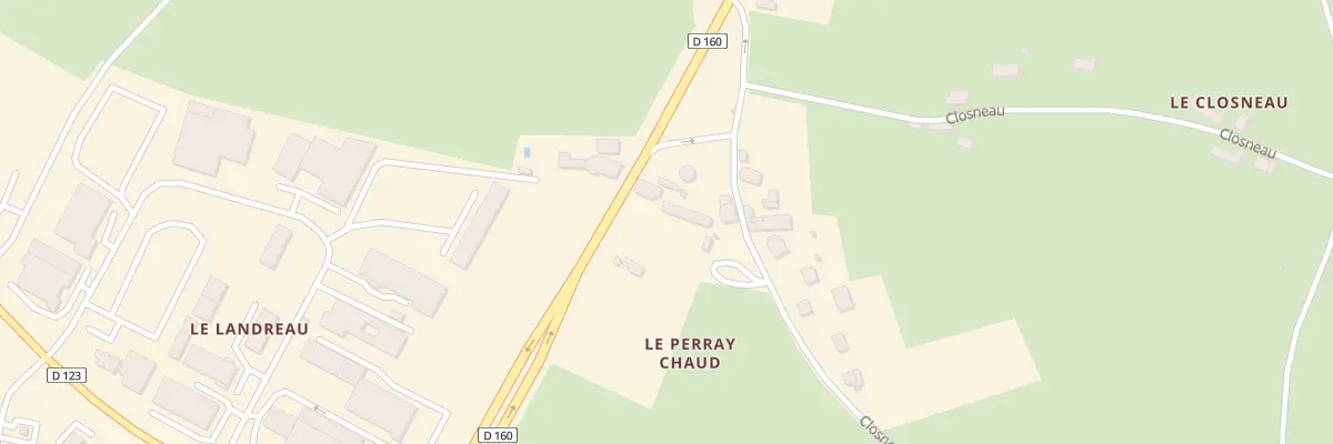 Plan du 3 Perray Chaud à Mozé-sur-Louet