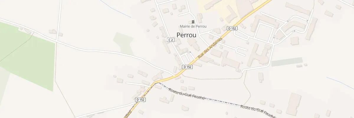 Plan du 3 Rue des Écoles à Perrou