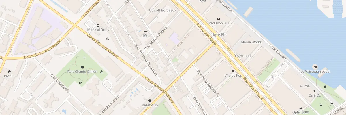 Plan du 123 Rue Bourbon à Bordeaux