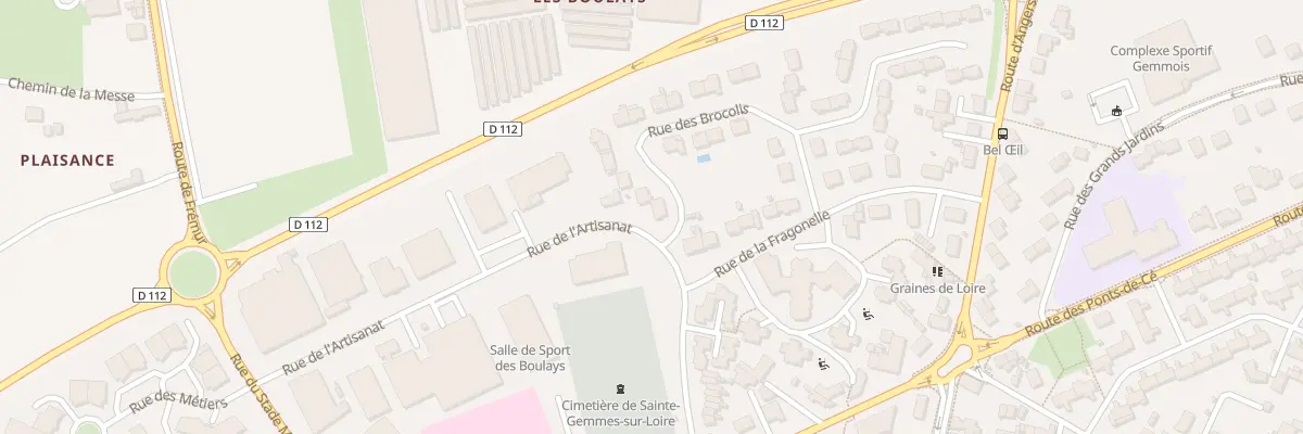 Plan du 34 Rue des Brocolis à Sainte-Gemmes-sur-Loire