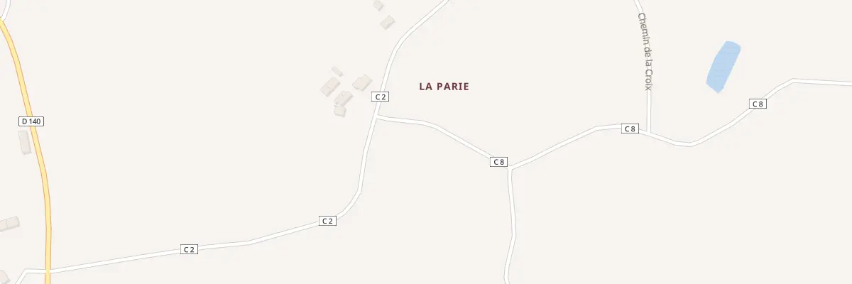 Plan du 6 La Parie à Moncoutant-sur-Sèvre