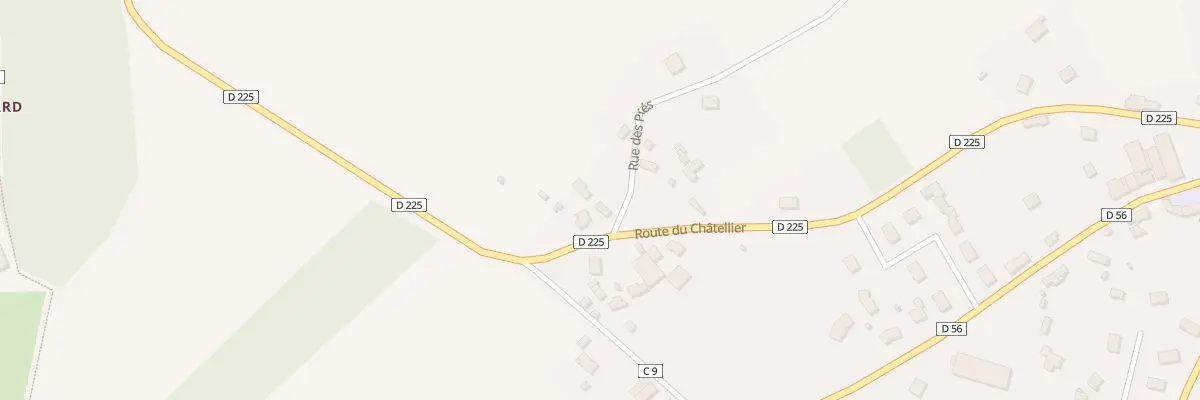 Plan du 38 Le Pont à Banvou