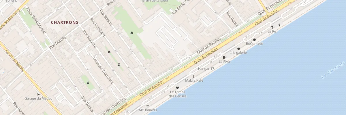 Plan du 21 Quai Bacalan à Bordeaux