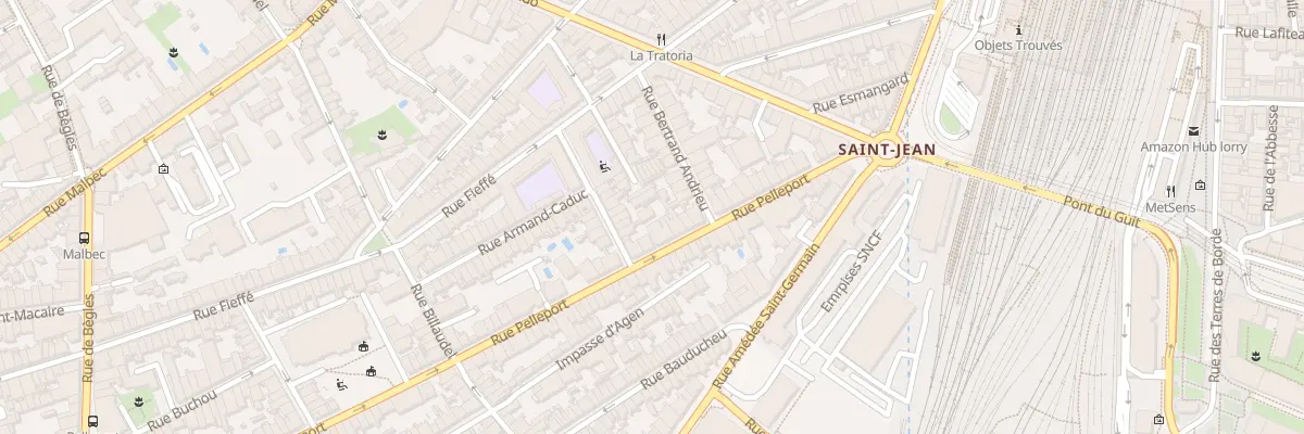 Plan du 39 Rue Pelleport à Bordeaux