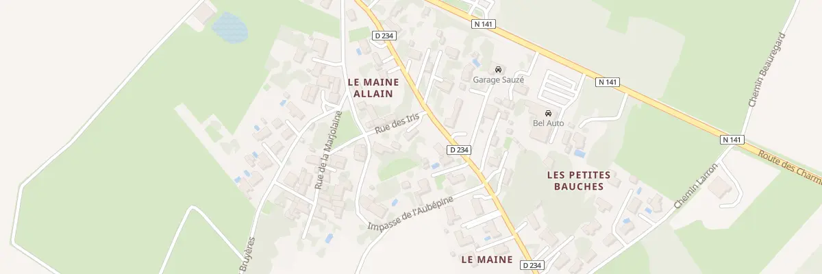 Plan du 12 Rue des Iris à Chaniers