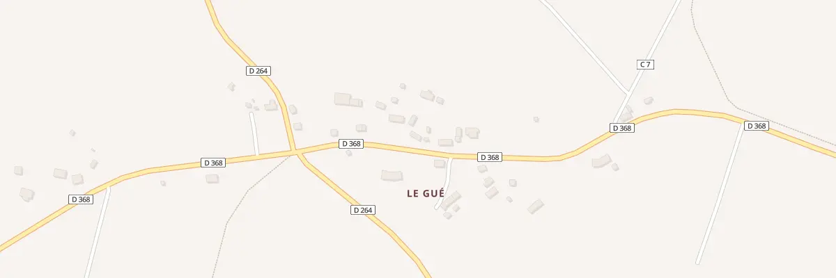Plan du 8 Le Gue à Messei