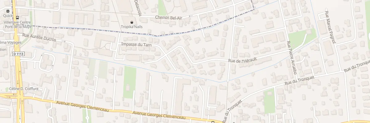 Plan du 30 Rue de l’Hérault à Villenave-d’Ornon