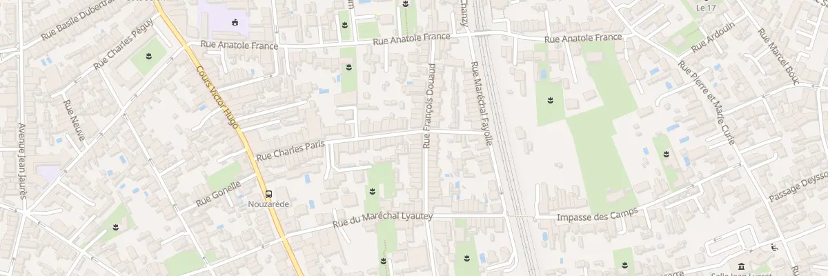 Plan du 59 Rue Charles Paris à Bègles