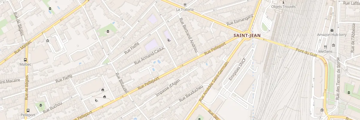 Plan du 41 Rue Pelleport à Bordeaux
